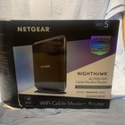Netgear Nighthawk Ac1900 Docsis 3 0 Cable Modem Router Wifi 1900 Mbps