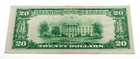 1929  20 National Currency Note In Xf Condition Fr  1870-i