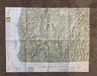 Vtg 1959 Usaf Operational Navigation Chart Onc 304 Crater Lake