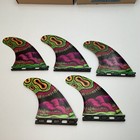 3dfins Mouthy Futures Series Surfboard Fins 5 Fin Set - Dimple Tech - Open Box