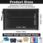 Fireproof Waterproof Document Bag  5200  f Water Resistant Fire Proof Money Bag
