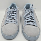 Mens Puma Suede Shoes Size 11 Blue Gray Low Top Lace Up 362595-03