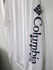 Columbia Pfg Terminal Tackle Omni-shade White Long Sleeve Size L