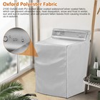Washing Machine Top Dust Cover Laundry Washer dryer Dustproof Waterproof Protect