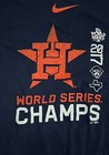 Houston Astros Mlb 2017 World Series Champions The Nike Tee Adult Medium M Blue