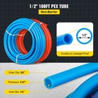 Pex Pipe 2 Rolls 1 2 Inch X 100 Feet Pex Pipe Heating Pipe