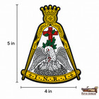 Rose Croix Patch Masonic Pelican In Piety Scottish Rite Woven Iron On 5x3 75in