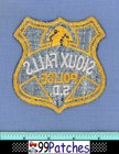 Sioux Falls  old Vintage  South Dakota Police Shoulder Patch Cheesecloth 1h