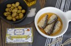 12 Pack Santo Amaro European Wild Sardines In Olive Oil Lightly Smoked  120g un 