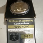 Hideo Nomo Signature Series  999 Silver Baseball Coin Mlb Limited Edition