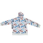 Nwt Fila Kids  Hoodie Multicolor All-over Print Girls Youth Size L  14 16 