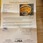 Ray Nitschke Signed Autographed Mini Helmet Jsa  66 Packers Hof 78