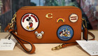 Nwt Coach Disney X  Kira X-body Regenerative Leather Patches In Burnished Amber