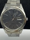 Men s Citizen Seven Classic 35mm Case Day Date Stainless Steel Watch
