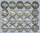 Half Roll Of 20 Full Date Buffalo Nickels 