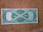 1917  1 One Dollar Large-size Banknote  nickname Of Sawhorse   Vf  Red Seal