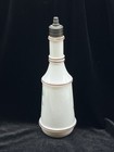 Antique Whitall Tatum Mid-size Barber Bottle Handpainted Floral   8   