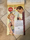 Coca Cola Calendar  1958-1959    Not Complete    Vg Condition