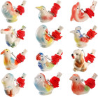 Set Of 12 Ceramic Bird Whistles  Bird Water Whistles  Bird Call Whistle For Wate