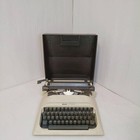 Olivetti Lettera 10 Vintage Portable Typewriter Tested Working With Hard Case