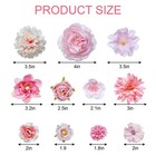 27 Pcs Faux Flowers Small Silk Artificial Flower For Diy Multicolor Flowers C   