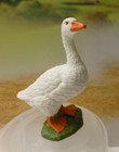 Schleich White Goose On Base 42386 Farm World 2023 3  H X 2  L