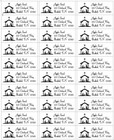  Christmas 60 Personalized Customized Address Labels 1  X 2 5 8   Free Shipping