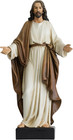 20 Inch Jesus Statue With Open Arms  Hand Painted Large Jesus Christ Figurine  R