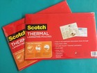 2 Packs Of 25 Each Scotch 3m Menu Sign Size Thermal Laminating Pouches 11 X 17 