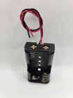 6pcs Battery Holder Case Box With 5  Wire Leads For 2x Series Aa Batteries 3v Us