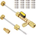 Valve Core Remover installer     Dual Size 1 4   5 16 Flare Tool For Hvac R32 