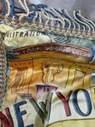 1939 New York World s Fair Satin Pillow Cushion Cover Fringe Trylon Perisphere
