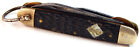Vtg Imperial Cub Scout Bsa 3 Blade Black Handle Folding Pocket Knife Usa 1950s