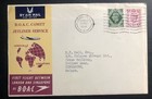 1952 London England First Flight Cover Ffc To Singapore Malaya Boac Service