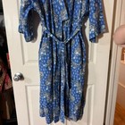 Print Fresh Bagheera Long Robe 100  Cotton Size L xl Anthropologie