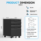3 Drawer File Cabinet With Lock office Under Desk Rolling Filing Cabinet Drawer