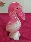 Marble Pink Flamingo Figurine 4 1 4  Tall 2 1 2  Long