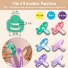 Silicone Pacifier Clip Adapter Ring For Philips Avent Soothies  4 Pack 100  F   
