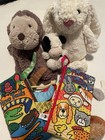 Lot Of Jellycat Adorable Plush Bunny Books Cow Random