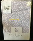 2 Nwt Yves Delorme Euro Shams Floral Petals White Lavender Purple France New
