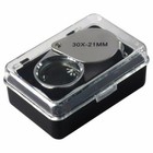30x 21mm Jewelers Jewelry Eye Loupe Optical Vision Reading Magnifying Glass Lens