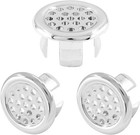 3 Pack Bathroom Sink Overflow Trim Ring  Electroplating Chrome -- 3 