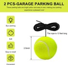 2 Pcs Garage Parking Aid Ball  Tennis Ball Car Stop Indicator With Adjustable He