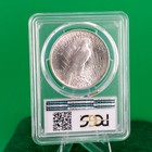 1924 Peace Silver Dollar  1 Pcgs Ms63 Choice Uncirculated 90  Silver Coin 