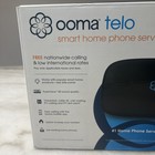 New Ooma Telo Free Home Phone Service Voip Phone  black  Sealed