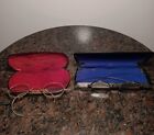 Antique vintage Wire Frame Wire Rim Eyeglasses Glasses W cases