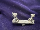 Used Signed Jwb Pewter   Pigs On Seesaw   Figure