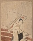 Shunsho Katsukawa Ukiyo-e Woodblock Print Segawa Kikunojo As Courtesan