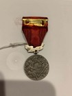 Original Czechoslovak Silver Medal For Merit In The Defense Of The Homeland