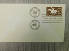 First Day Of Issue St  Joseph Mo 1960 Pony Express Vintage Stamp Envelope Cover